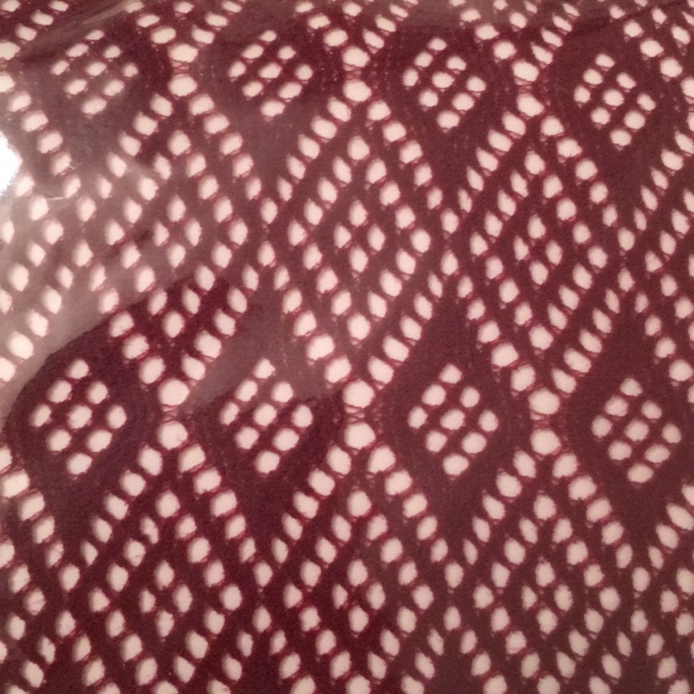 Burgundy tights - Picture 2 of 3